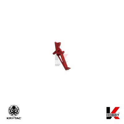 CMC Flat Trigger Assembly CNC / Anodized Red