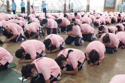 อบรมคุณธรรม จริยธรรม นักเรียนระดับมัธยมศึกษา