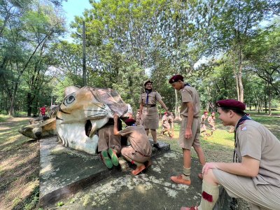 เข้าค่ายลูกเสือ-เนตรนารีสามัญรุ่นใหญ่ ระดับมัธยมศึกษาปีที่ 1-3