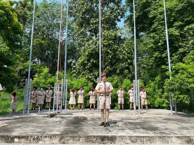 เข้าค่ายลูกเสือ-เนตรนารีสามัญรุ่นใหญ่ ระดับมัธยมศึกษาปีที่ 1-3