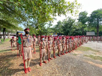 เข้าค่ายลูกเสือ-เนตรนารีสามัญรุ่นใหญ่ ระดับมัธยมศึกษาปีที่ 1-3