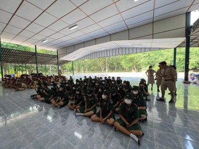 เข้าค่ายลูกเสือ-เนตรนารีสามัญรุ่นใหญ่ ระดับมัธยมศึกษาปีที่ 1-3