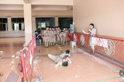 เข้าค่ายลูกเสือ-เนตรนารีสามัญ ระดับประถมศึกษาปีที่ 5
