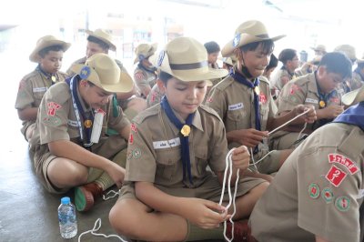เข้าค่ายลูกเสือ-เนตรนารีสามัญ ระดับประถมศึกษาปีที่ 6
