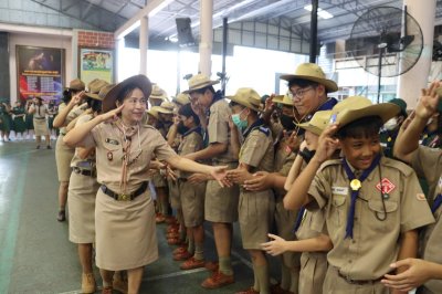 เข้าค่ายลูกเสือ-เนตรนารีสามัญ ระดับประถมศึกษาปีที่ 6