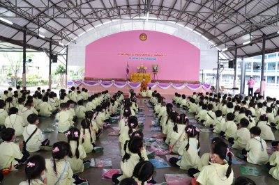 การอบรมคุณธรรม จริยธรรมนักเรียน ประถมศึกษาปีที่ 1-2 ปีการศึกษา 2566