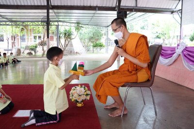 การอบรมคุณธรรม จริยธรรมนักเรียน ประถมศึกษาปีที่ 1-2 ปีการศึกษา 2566