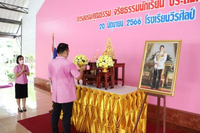 การอบรมคุณธรรม จริยธรรมนักเรียน ประถมศึกษาปีที่ 1-2 ปีการศึกษา 2566