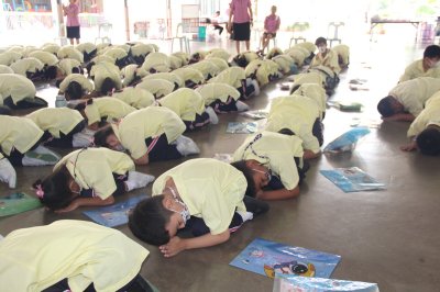 การอบรมคุณธรรม จริยธรรมนักเรียน ประถมศึกษาปีที่ 1-2 ปีการศึกษา 2566