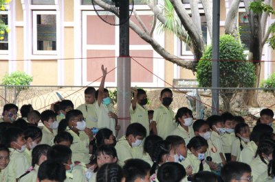 การอบรมคุณธรรม จริยธรรมนักเรียน ประถมศึกษาปีที่ 3-4 ปีการศึกษา 2566