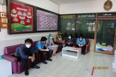 งานบริการด้านปฐมภูมิและองค์รวม โรงพยาบาลสมเด็จพระสังฆราชองค์ที่ 19 เข้ามาตรวจสุขภาพให้กับนักเรียน
