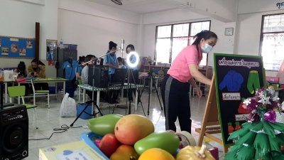 ครูสอนออนไลน์ภาคเรียนที่ 2 ระหว่างวันที่ 11 - 15 ม.ค. 2564
