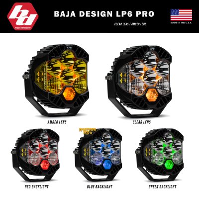 Baja Designs - LP6 Pro LED Light Pod with Driving/Combo Lens