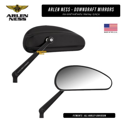 Arlen Ness - Downdraft Mirrors กระจกแต่งทรงกล้วย