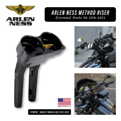 Arlen Ness - 10" Method Kickback Handlebar Riser