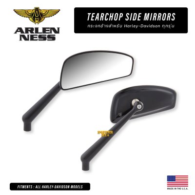 Arlen Ness - Teardrop Forged Mirrors กระจกข้าง