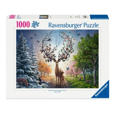 Ravensburger 1000 Piece Jigsaw Puzzle - Magical Deer จิ๊กซอว์ 1000 ชิ้น