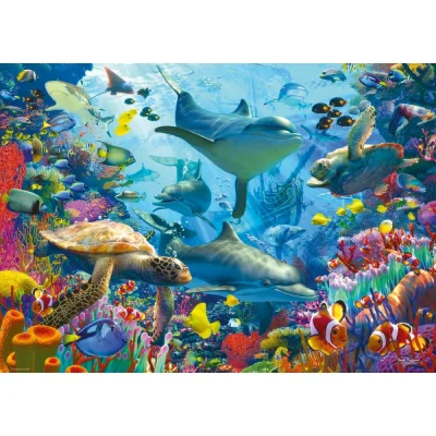 Ravensburger 1000 Piece Jigsaw Puzzle - Coral Reef Retreat จิ๊กซอว์ 1000 ชิ้น