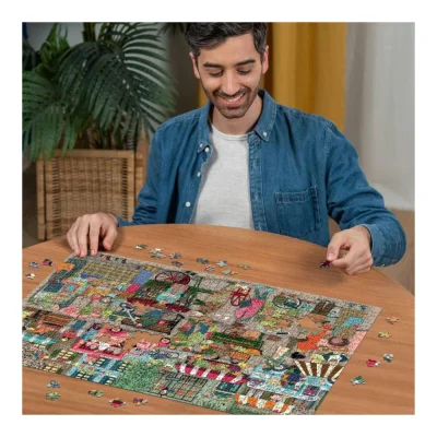 Ravensburger 1000 Piece Jigsaw Puzzle - Street Market จิ๊กซอว์ 1000 ชิ้น