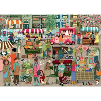 Ravensburger 1000 Piece Jigsaw Puzzle - Street Market จิ๊กซอว์ 1000 ชิ้น