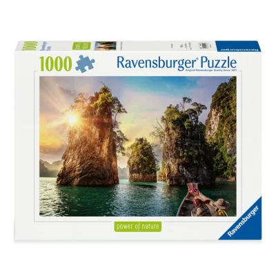 Ravensburger 1000 Piece Jigsaw Puzzle - Three Rocks in Cheowlan, Thailand จิ๊กซอว์ 1000 ชิ้น