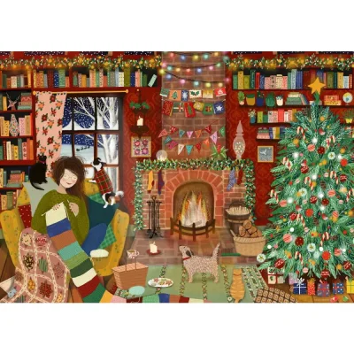 Ravensburger 1000 Piece Jigsaw Puzzle - Home for Christmas จิ๊กซอว์ 1000 ชิ้น