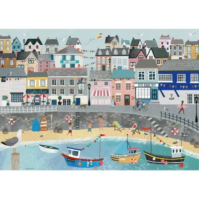 Ravensburger 1000 Piece Jigsaw Puzzle - Coastal Harbour จิ๊กซอว์ 1000 ชิ้น