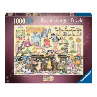 Ravensburger 1000 Piece Jigsaw Puzzle - Crazy Cat's: Jelly Shop จิ๊กซอว์ 1000 ชิ้น