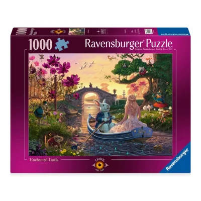 Ravensburger 1000 Piece Jigsaw Puzzle - Look & Find: Enchanted Lands จิ๊กซอว์ 1000 ชิ้น