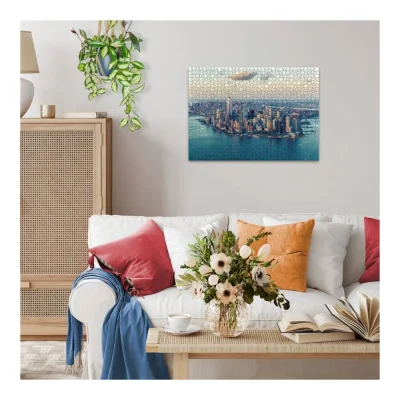 Ravensburger 1000 Piece Jigsaw Puzzle - New York Skylines, USA จิ๊กซอว์ 1000 ชิ้น