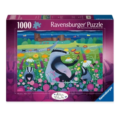 Ravensburger 1000 Piece Jigsaw Puzzle - Meadow Mischief จิ๊กซอว์ 1000 ชิ้น