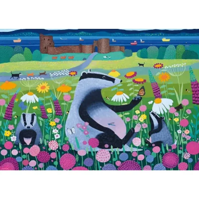 Ravensburger 1000 Piece Jigsaw Puzzle - Meadow Mischief จิ๊กซอว์ 1000 ชิ้น