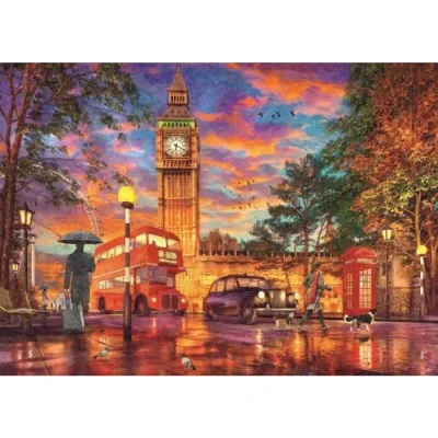 Ravensburger 1000 Piece Jigsaw Puzzle - Sunset at Parliament Square, UK จิ๊กซอว์ 1000 ชิ้น