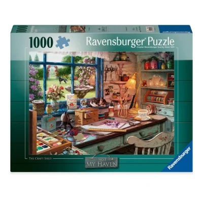 Ravensburger 1000 Piece Jigsaw Puzzle - Craft Shed จิ๊กซอว์ 1000 ชิ้น