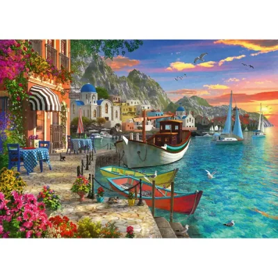 Ravensburger 1000 Piece Jigsaw Puzzle - Grandiose Greece จิ๊กซอว์ 1000 ชิ้น