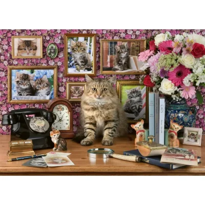 Ravensburger 1000 Piece Jigsaw Puzzle - My Cute Kitty จิ๊กซอว์ 1000 ชิ้น
