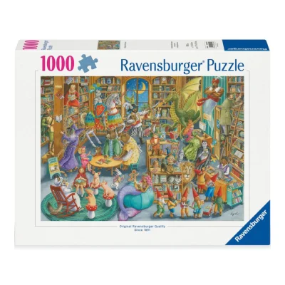 Ravensburger 1000 Piece Jigsaw Puzzle - Midnight at Library จิ๊กซอว์ 1000 ชิ้น