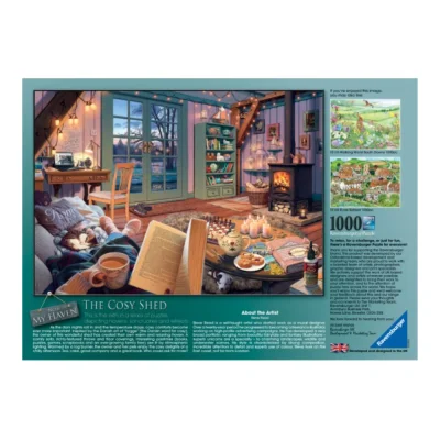 Ravensburger 1000 Piece Jigsaw Puzzle - The Cosy Shed จิ๊กซอว์ 1000 ชิ้น