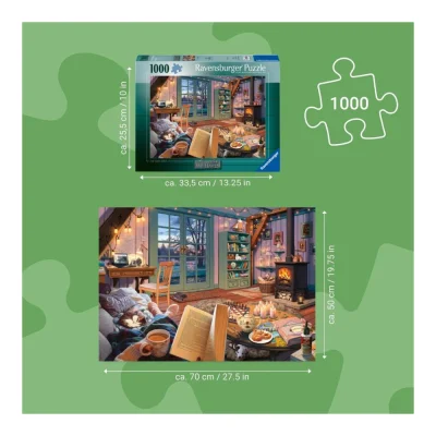 Ravensburger 1000 Piece Jigsaw Puzzle - The Cosy Shed จิ๊กซอว์ 1000 ชิ้น