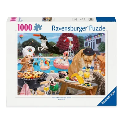 Ravensburger 1000 Piece Jigsaw Puzzle - Dog Days of Summer จิ๊กซอว์ 1000 ชิ้น