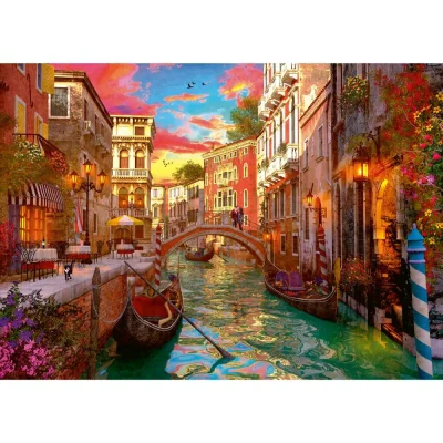Ravensburger 1000 Piece Jigsaw Puzzle - Venice Romance จิ๊กซอว์ 1000 ชิ้น