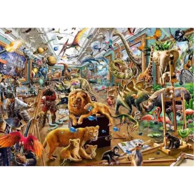 Ravensburger 1000 Piece Jigsaw Puzzle - Chaos in the Gallery จิ๊กซอว์ 1000 ชิ้น