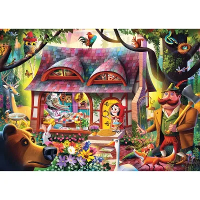 Ravensburger 1000 Piece Jigsaw Puzzle - Come in, Red Hood จิ๊กซอว์ 1000 ชิ้น