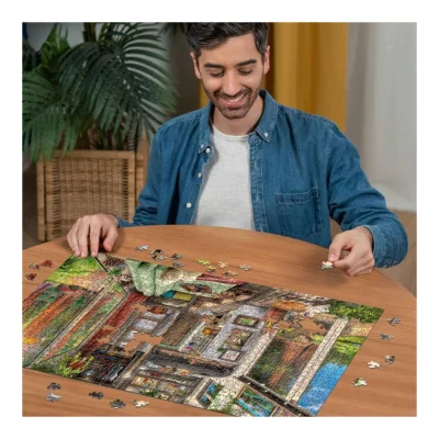 Ravensburger 1000 Piece Jigsaw Puzzle - Redwood Forest Tiny House จิ๊กซอว์ 1000 ชิ้น