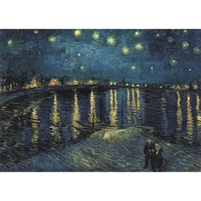Ravensburger 1000 Piece Jigsaw Puzzle - Van Gogh Starry Night จิ๊กซอว์ 1000 ชิ้น