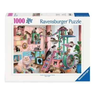 Ravensburger 1000 Piece Jigsaw Puzzle - Cat Tree Heaven จิ๊กซอว์ 1000 ชิ้น