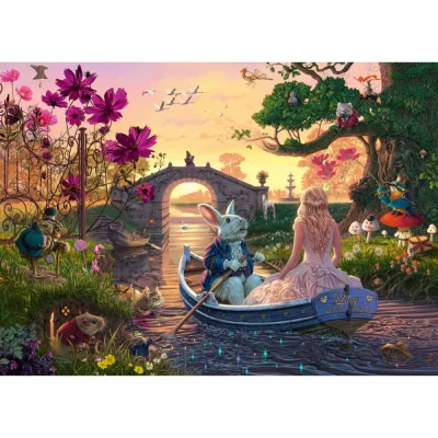 Ravensburger 1000 Piece Jigsaw Puzzle - Look & Find: Enchanted Lands จิ๊กซอว์ 1000 ชิ้น