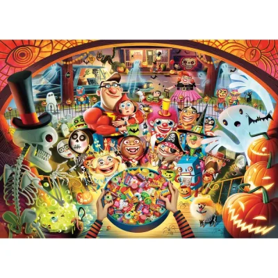 Ravensburger 1000 Piece Jigsaw Puzzle - Trick or Treat จิ๊กซอว์ 1000 ชิ้น