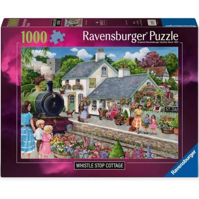 Ravensburger 1000 Piece Jigsaw Puzzle - Whistle Stop Cottage จิ๊กซอว์ 1000 ชิ้น