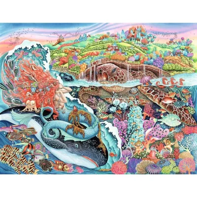 Ravensburger 2000 Piece Jigsaw Puzzle - Thalassic Tale จิ๊กซอว์ 2000 ชิ้น